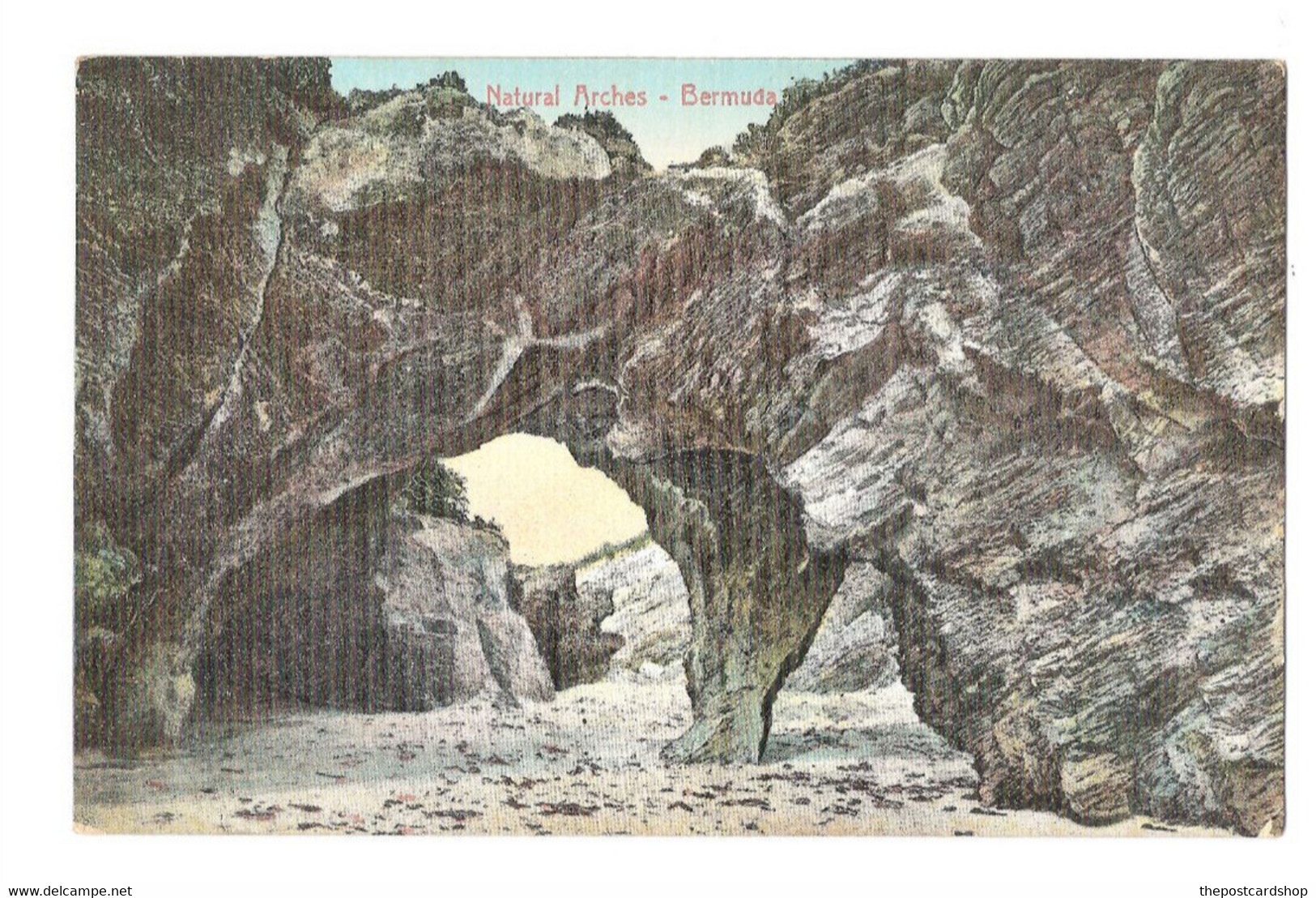 BERMUDA NATURAL ARCHES By Wm.Weiss & Co MORE BERMUDA LISTED REF 41 - Bermudes