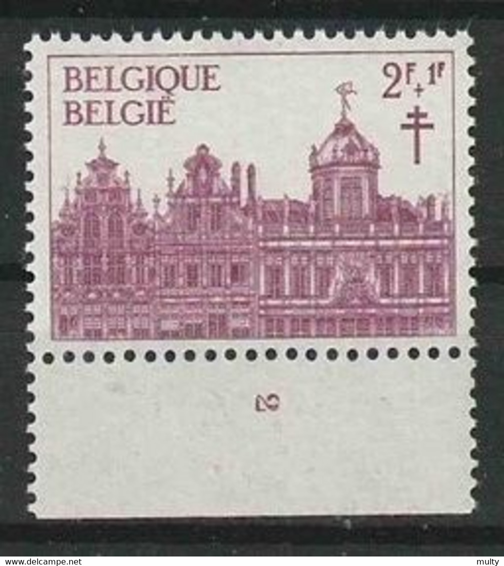 Belgie OCB 1356 ** MNH Met Plaatnummer 2. - 1961-1970