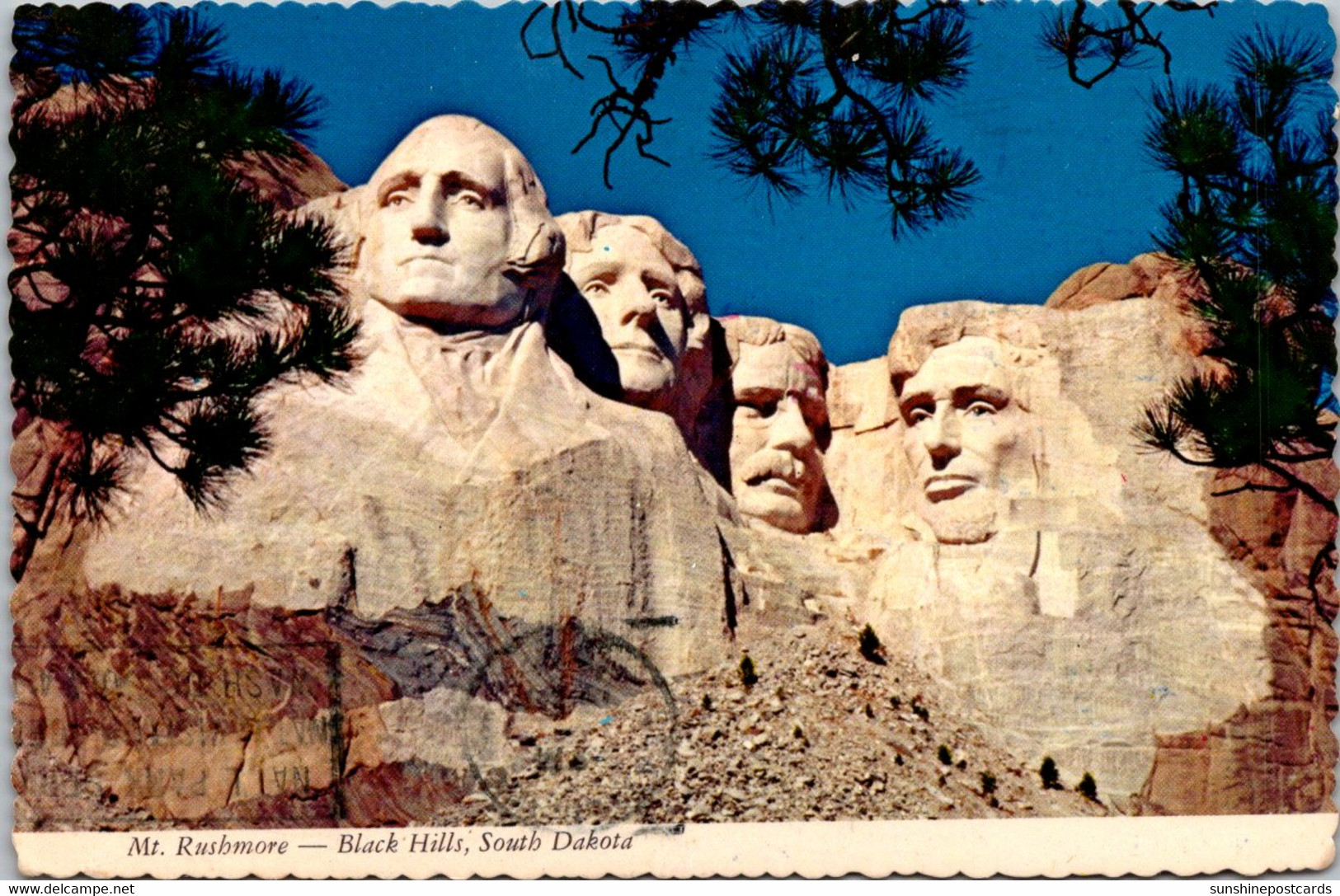 South Dakota Black Hills Mount Rushmore 1976 - Mount Rushmore