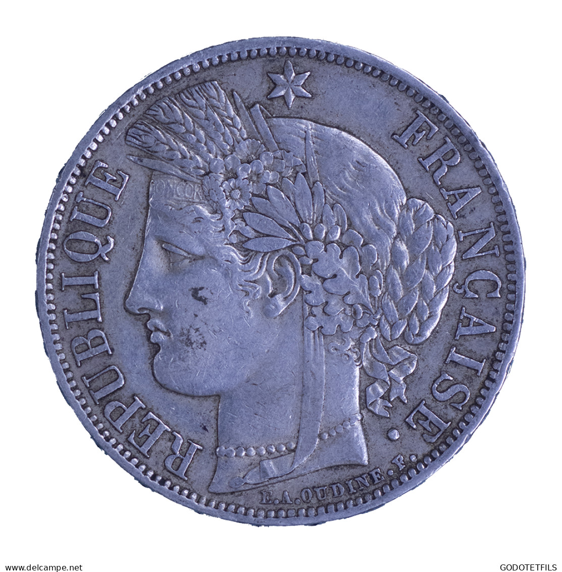 Troisième-République-5 Francs 1870 Paris - 1870-1871 Regering Van Nationale Verdediging