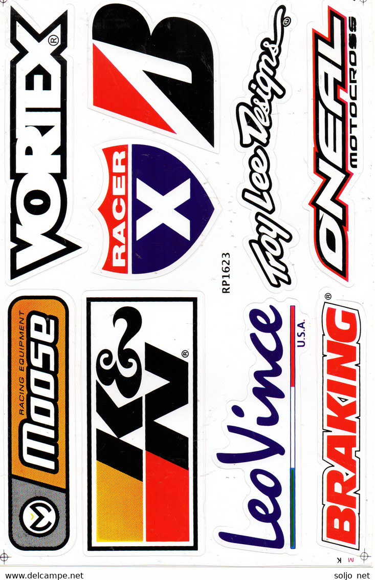 Sponsoren Sponsor Logo Racing Aufkleber / Sponsors Sticker Modellbau Model A4 1 Bogen 27x18 Cm ST094 - Modelli Dinamici (radiocomandati)