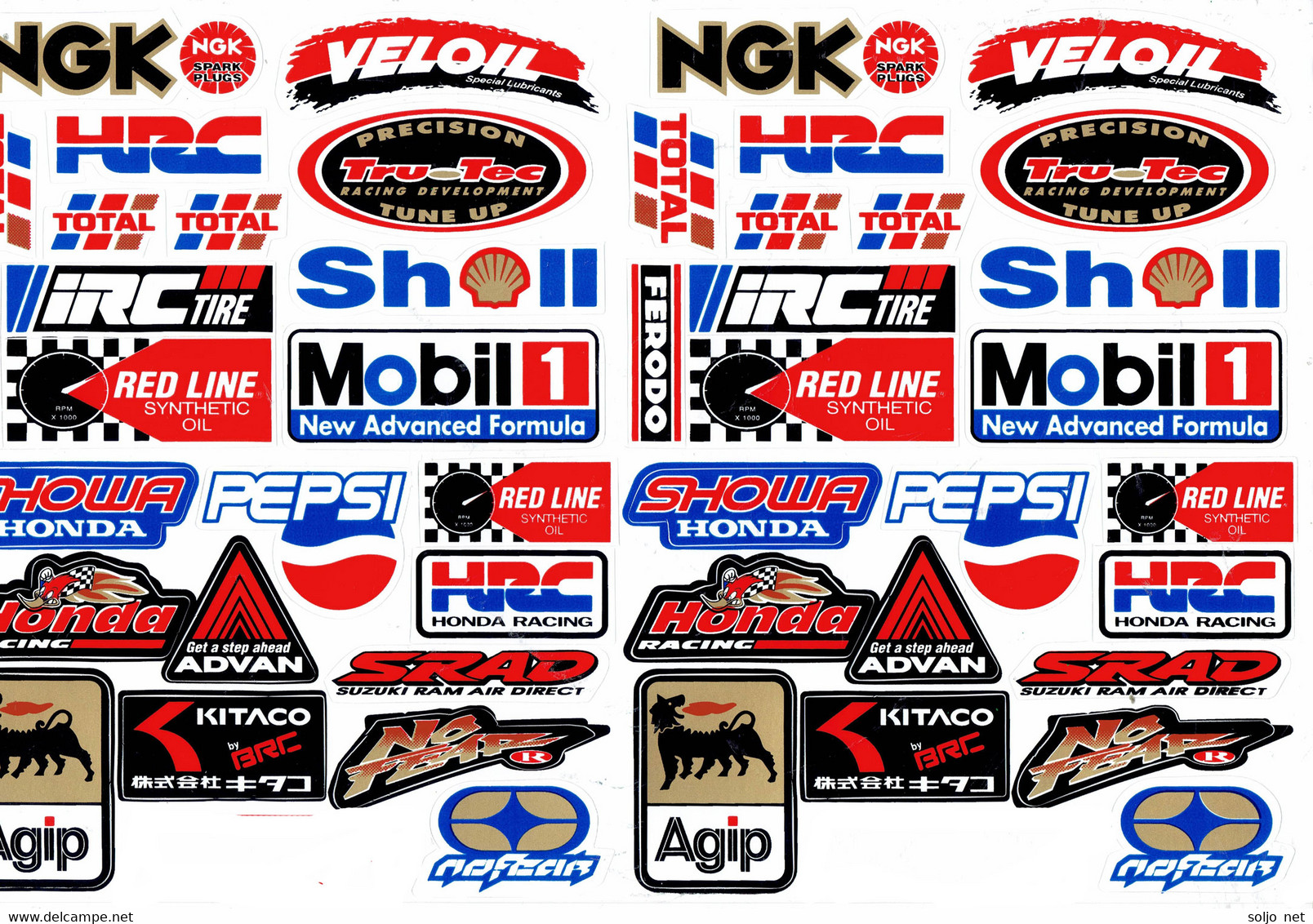 Sponsoren Sponsor Logo Racing Aufkleber / Sponsors Sticker Modellbau Model A4 1 Bogen 27x18 Cm ST128 - Aufkleber - Decals