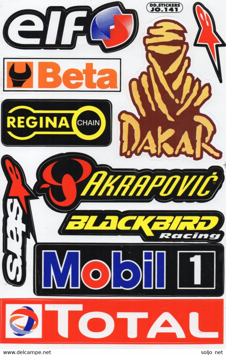 Sponsoren Sponsor Logo Racing Aufkleber / Sponsors Sticker Modellbau Model A4 1 Bogen 27x18 Cm ST261 - Pegatinas (calcas)