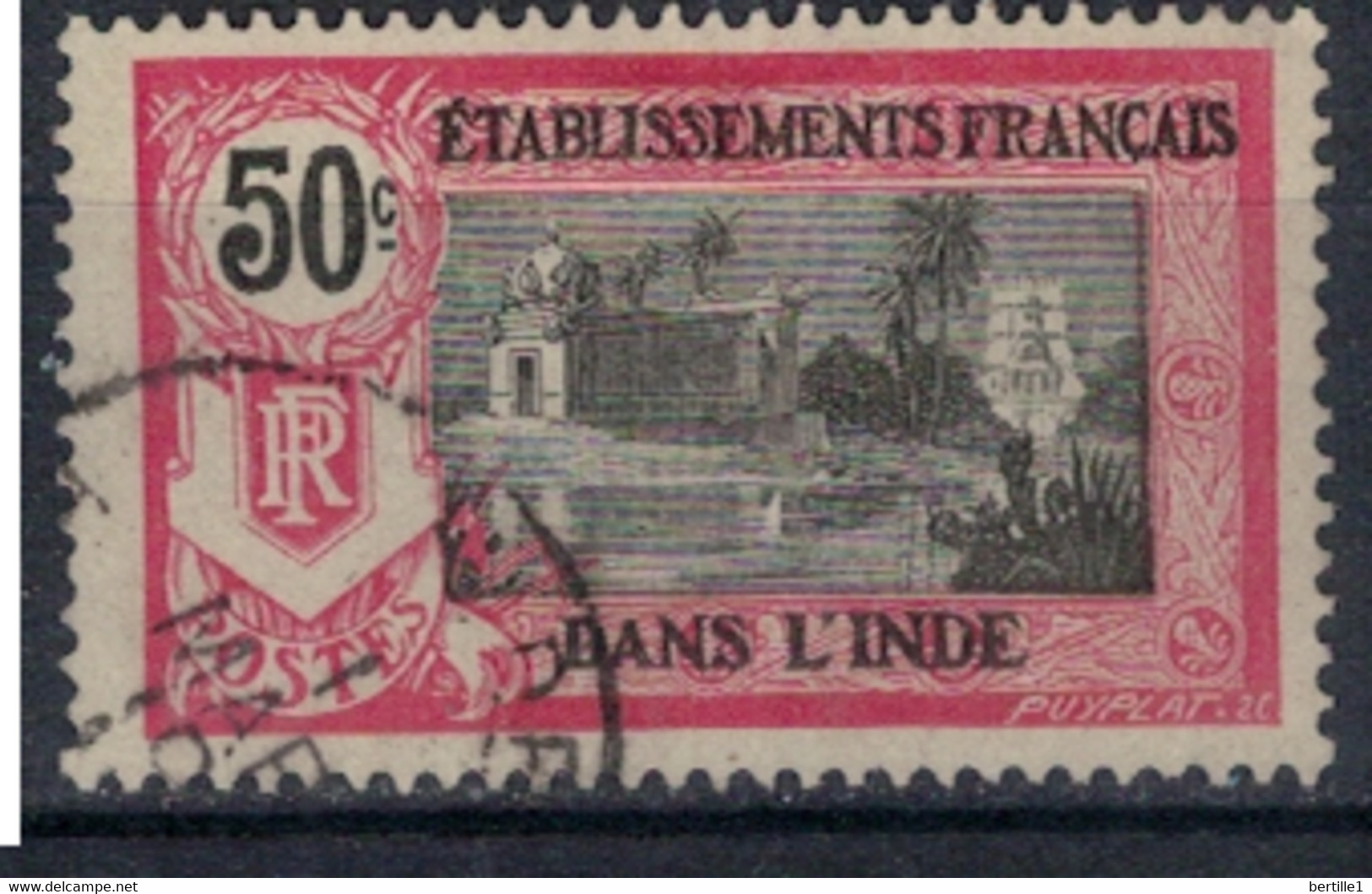 INDE         N°  YVERT 38  OBLITERE     ( OB    07/ 26 ) - Used Stamps