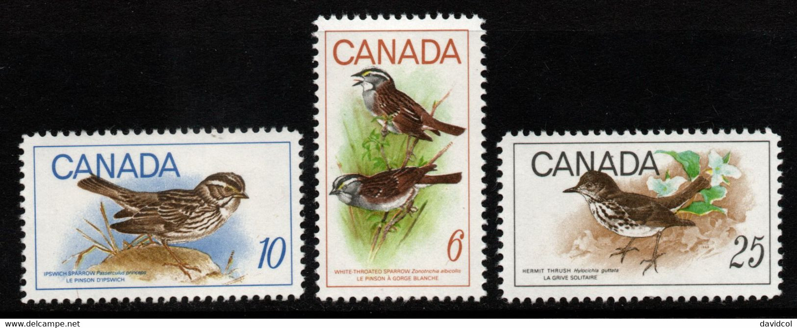 2006- CANADA 1969 - SC#: 491-498 - MNH - BIRDS - Mussen