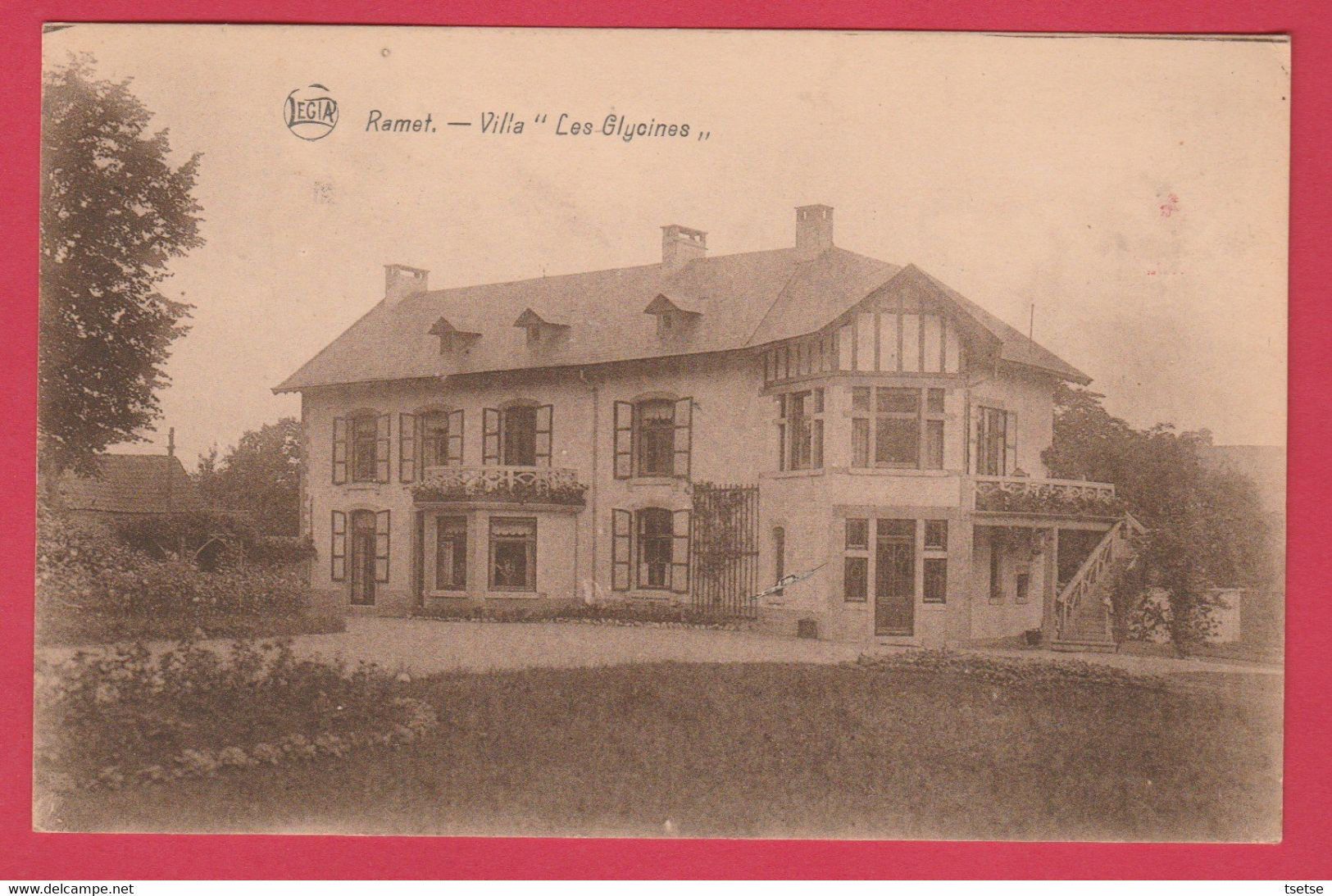 Ramet - Villa " Les Glycines "  -1936 ( Voir Verso ) - Flémalle