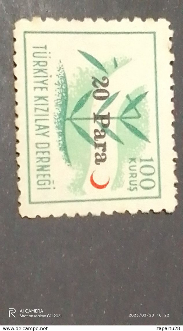 TÜRKEY--YARDIM PULLARI-1950- 60-  KIZILAY DERNEĞİ  100K (*)  SÜRSAJED - Wohlfahrtsmarken