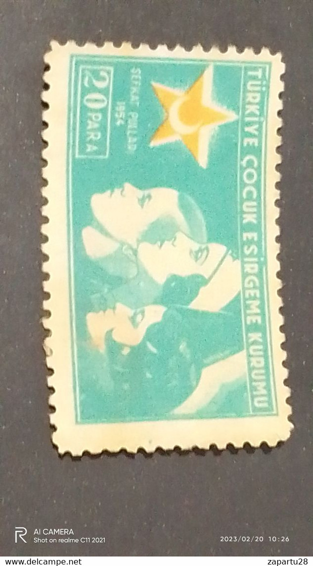 TÜRKEY--YARDIM PULLARI-1940- 50-  ÇOCUK ESİRGEME KURUMU  20P (*) - Timbres De Bienfaisance