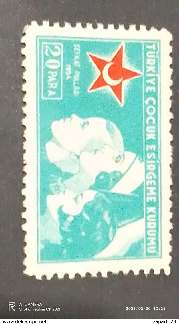 TÜRKEY--YARDIM PULLARI-1940- 50-  ÇOCUK ESİRGEME KURUMU  20P (*) - Timbres De Bienfaisance