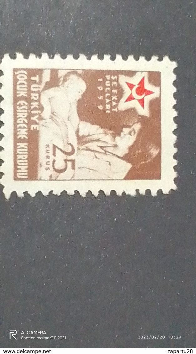 TÜRKEY--YARDIM PULLARI-1940- 50-  ÇOCUK ESİRGEME KURUMU  23K(*) - Timbres De Bienfaisance