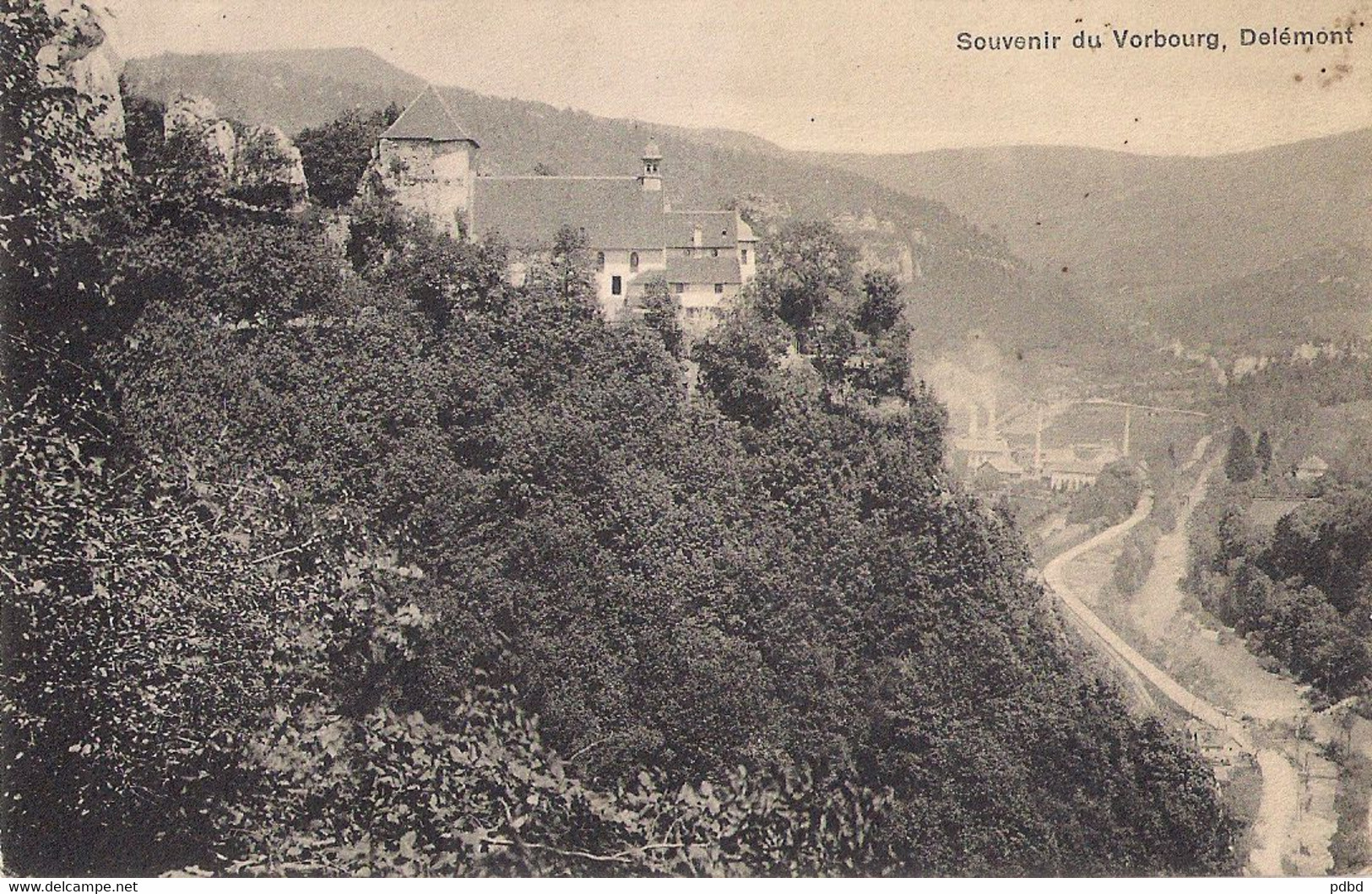 16 . Souvenir Du Vorbourg . Delémont . - Delémont