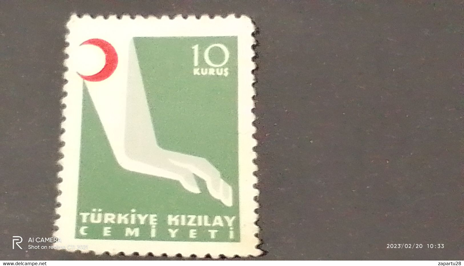 TÜRKEY--YARDIM PULLARI-1940- 50-  KIZILAYCEMİYETİ   10K(*) - Timbres De Bienfaisance