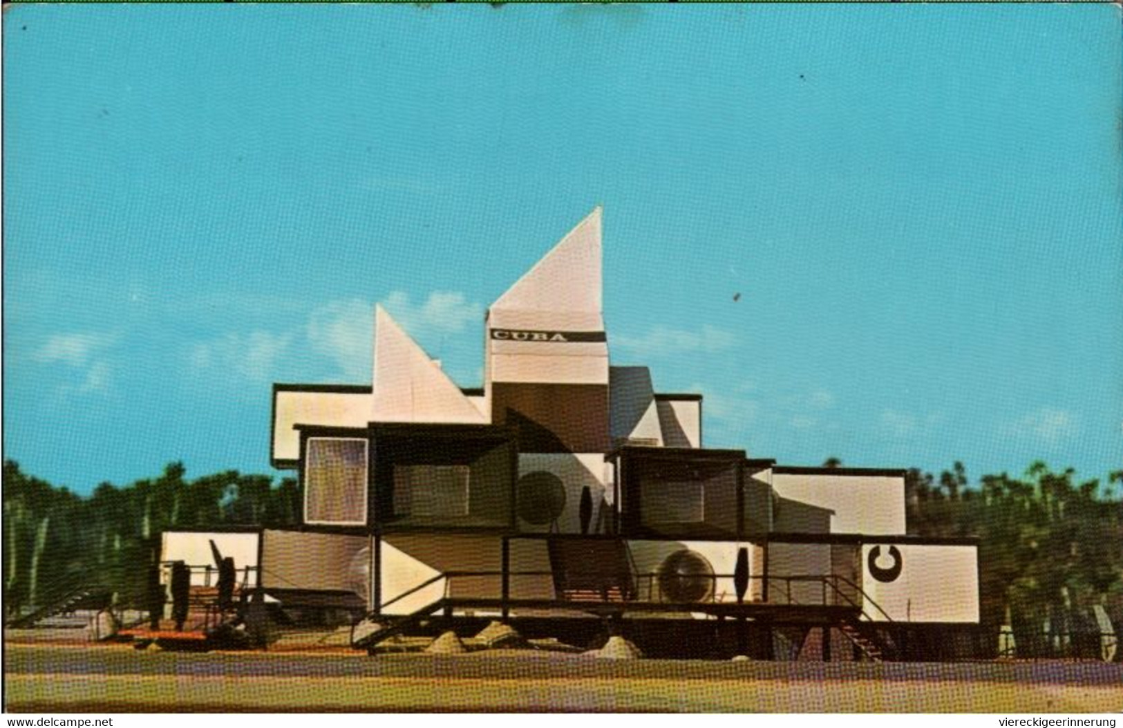 ! 1967 Postcard Montreal Worlds Fair, Canada, Weltausstellung, Cuba Pavillon - Expositions
