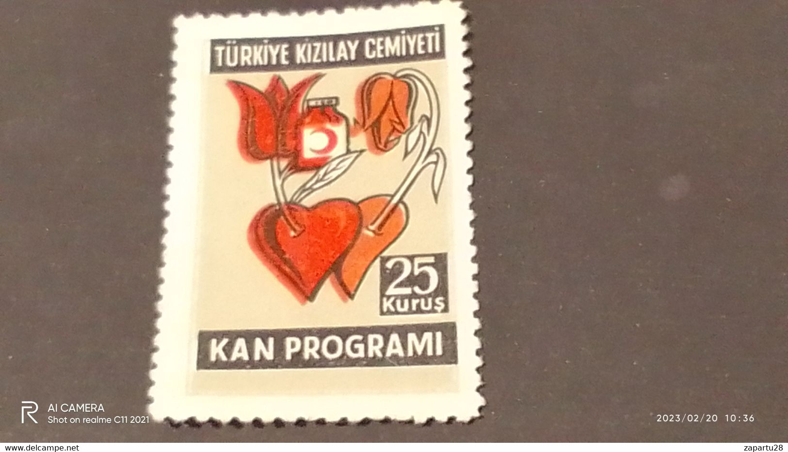 TÜRKEY--YARDIM PULLARI-1940- 50-  KIZILAY CEMİYETİ  25K(*) - Wohlfahrtsmarken