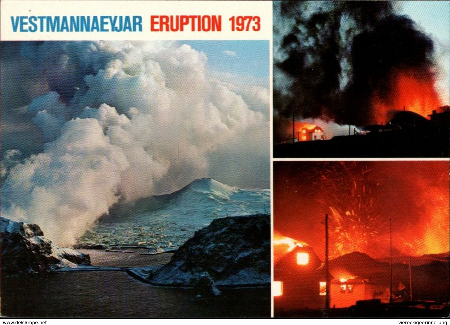 ! 1973 Vestmannaeyjar Eruption, Vulkanausbruch, Volcano, Island, Iceland - Disasters