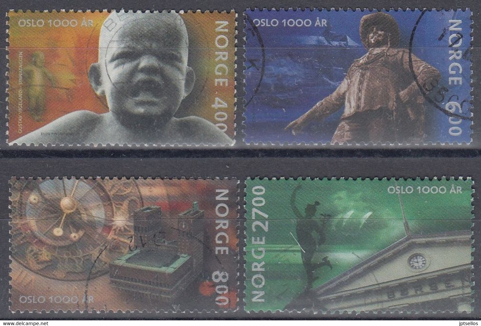 NORUEGA 2000 Nº 1295/98 USADO - Used Stamps