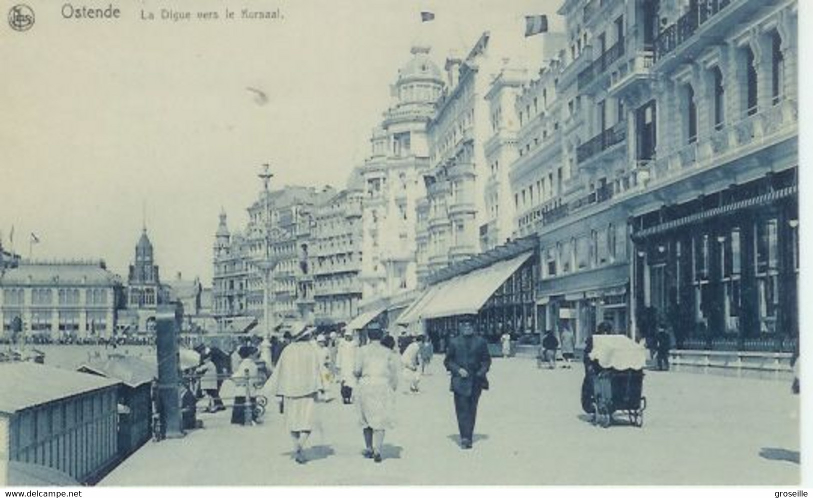 Belgique Ostende La Digue Vers Le Kursaal Très Animée - Alveringem