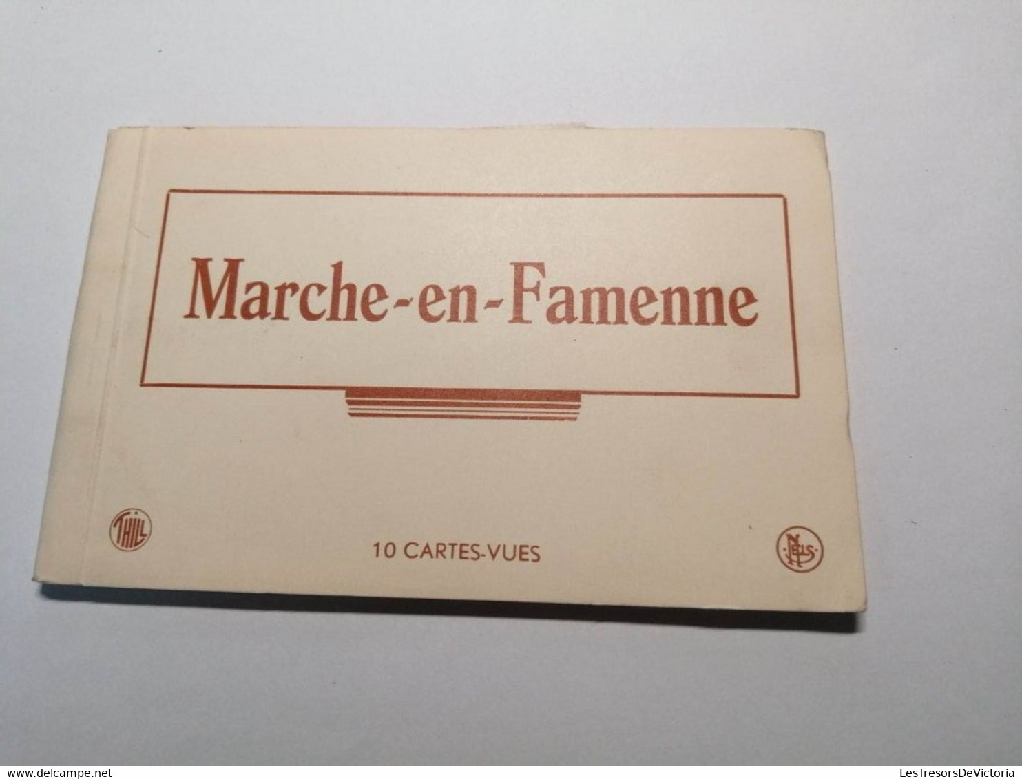 Belgique - Marche En Famenne - Edit. Thill - Nels - Bazar Marchois - Carnet 10 Vues - Carte Postale Ancienne - Marche-en-Famenne