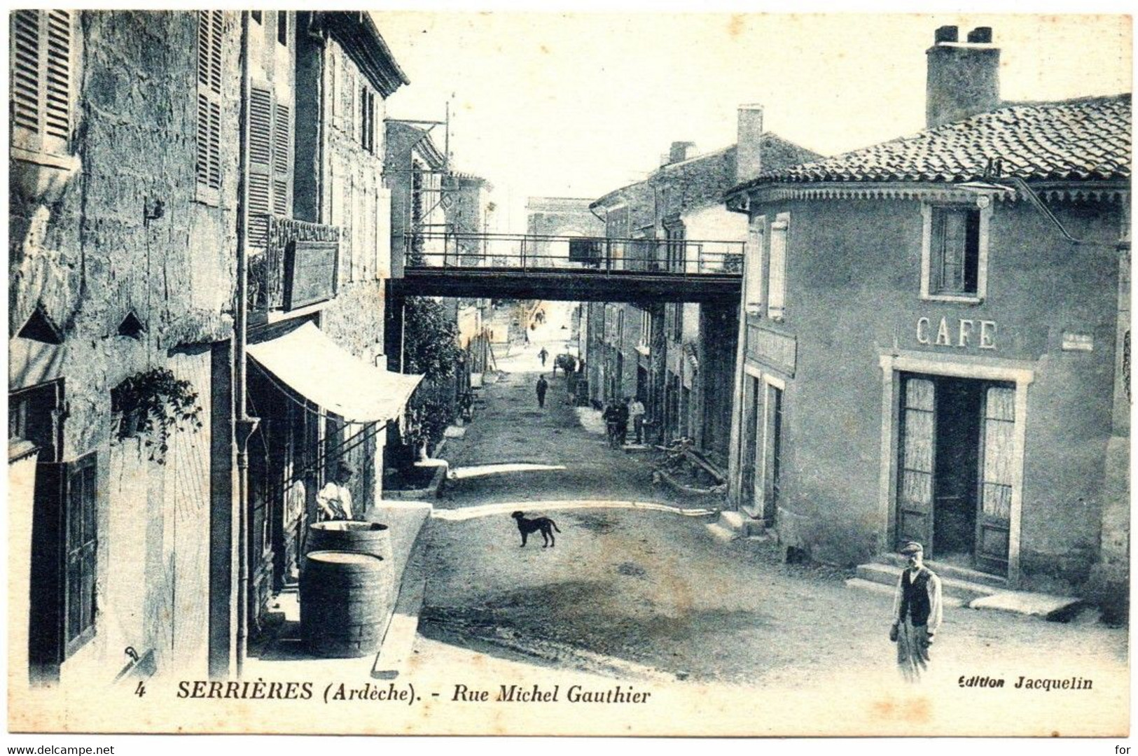 Ardèche : SERRIERES : Rue Michel Gauthier : Animée - Serrières