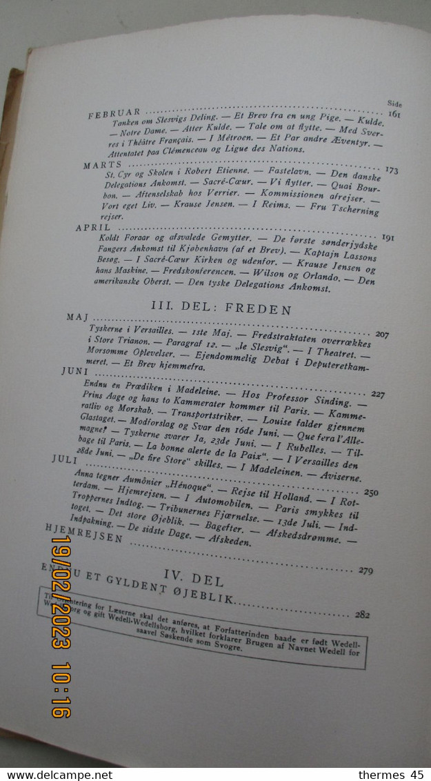 1928 / En Danois / I PARIS UNDER SEJREN / Af Louise WEDELL /