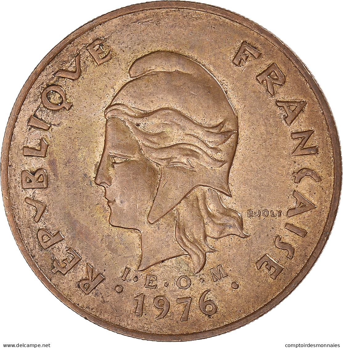 Monnaie, Polynésie Française, 100 Francs, 1976, Paris, TTB+, Nickel-Bronze - Frans-Polynesië