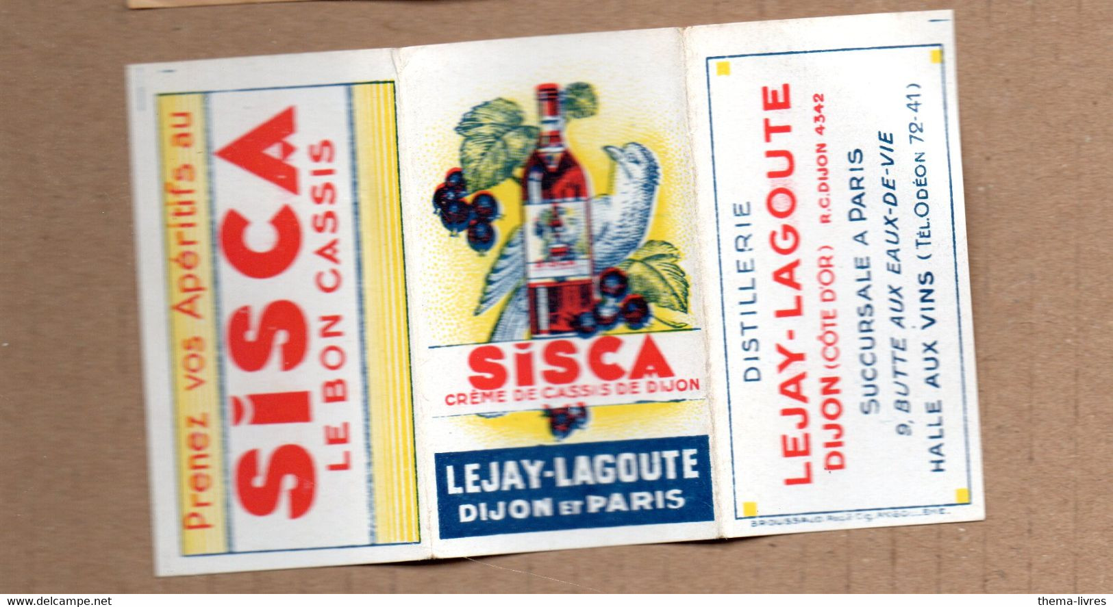 (tabac) étui (neuf)   De PAPIERS A CIGARETTES Avec Pub SISCA   (PPP40896) - Advertising Items