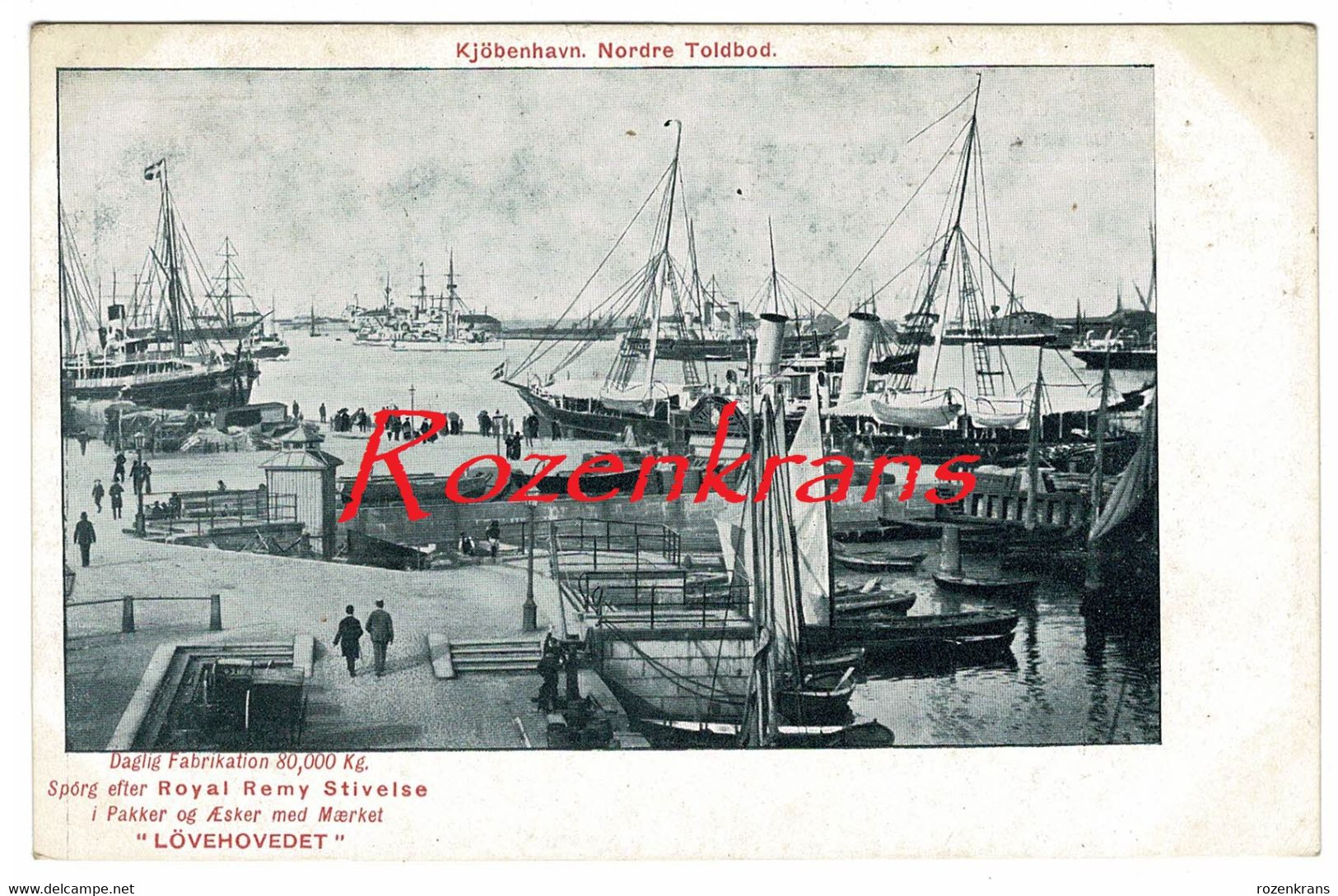 Denmark Danmark Denemarken Kjobenhavn Nordre Toldbod Por Harbour Copenhagen Kopenhagen CPA Old Postcard AK - Danemark