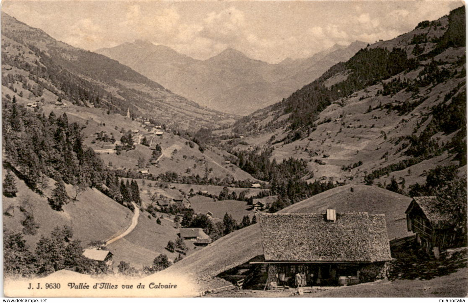 Vallee D'Illiez Vu Du Calvaire (9630) - Val-d'Illiez 