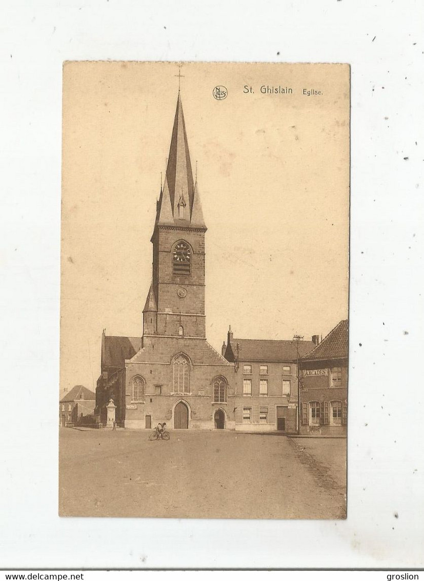 SAINT GHISLAIN L'EGLISE 1929 - Saint-Ghislain