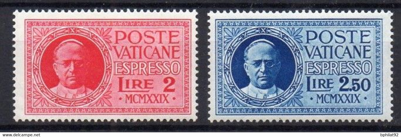 !!! VATICAN, EXPRES N°1 ET 2 EUFS CHARNIERE TRES LEGERE - Priority Mail