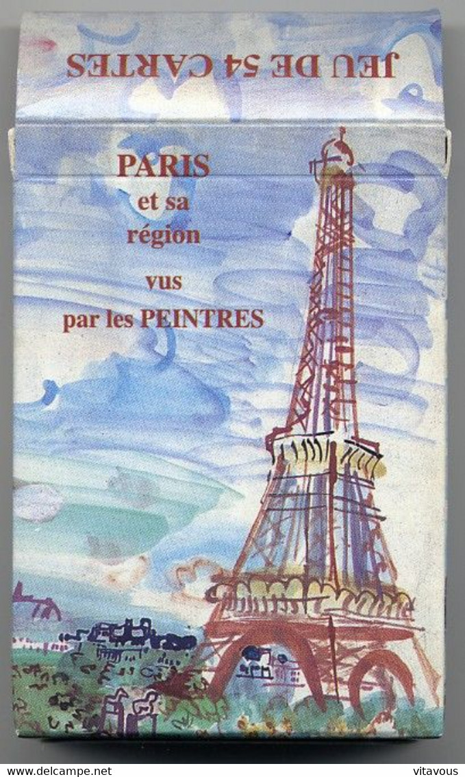 Jeu De 54 Cartes PARIS E Sa Région Vus Par Les Peintres Luxe - 54 Cartas