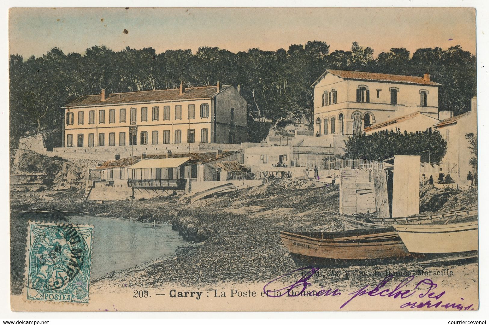 CPA - CARRY-LE-ROUET (B Du R) - La Poste Et La Douane - Carry-le-Rouet