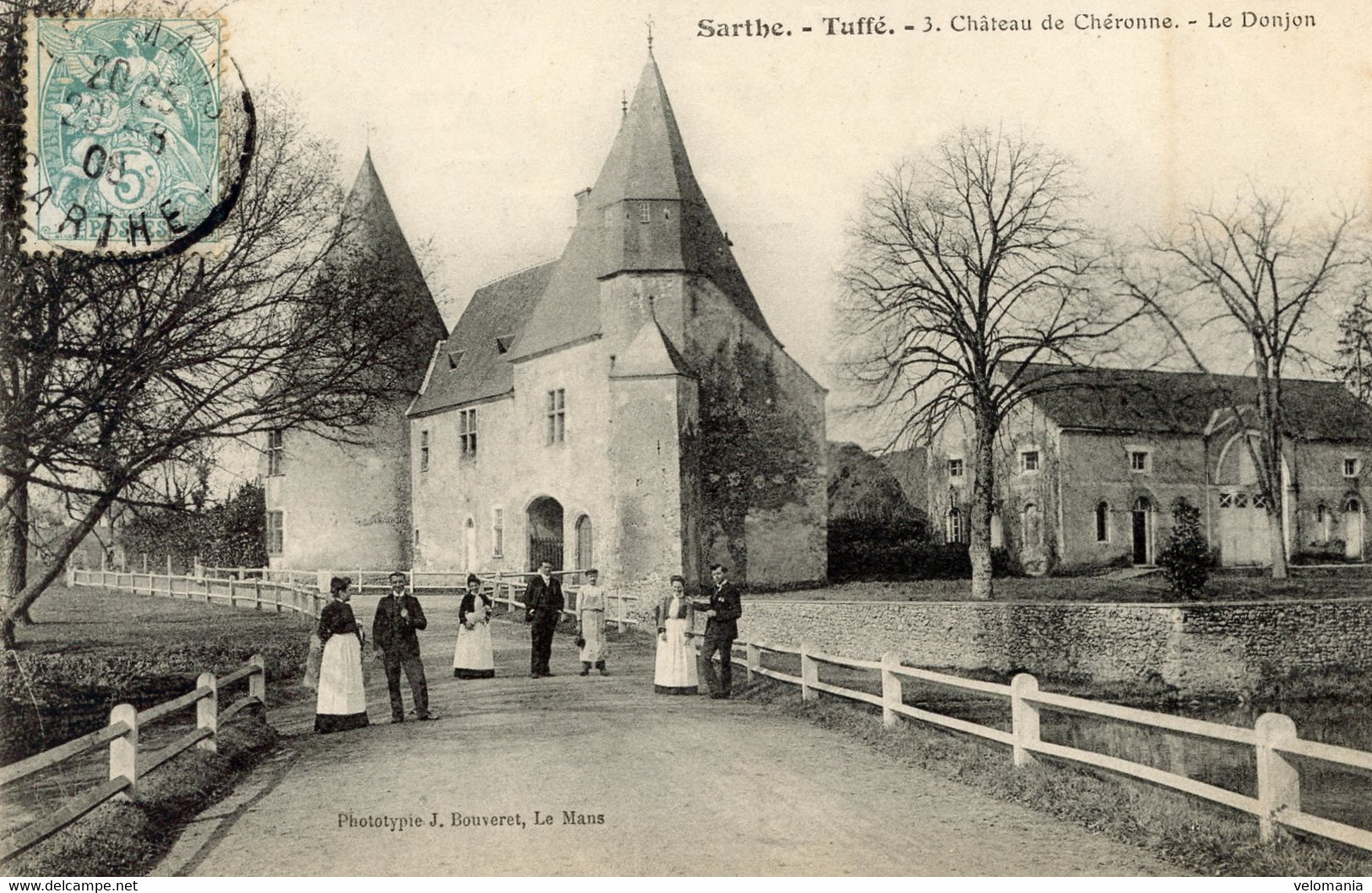 15571 Cpa 72 Tuffé - Château De Chéronne - Le Donjon - Tuffe