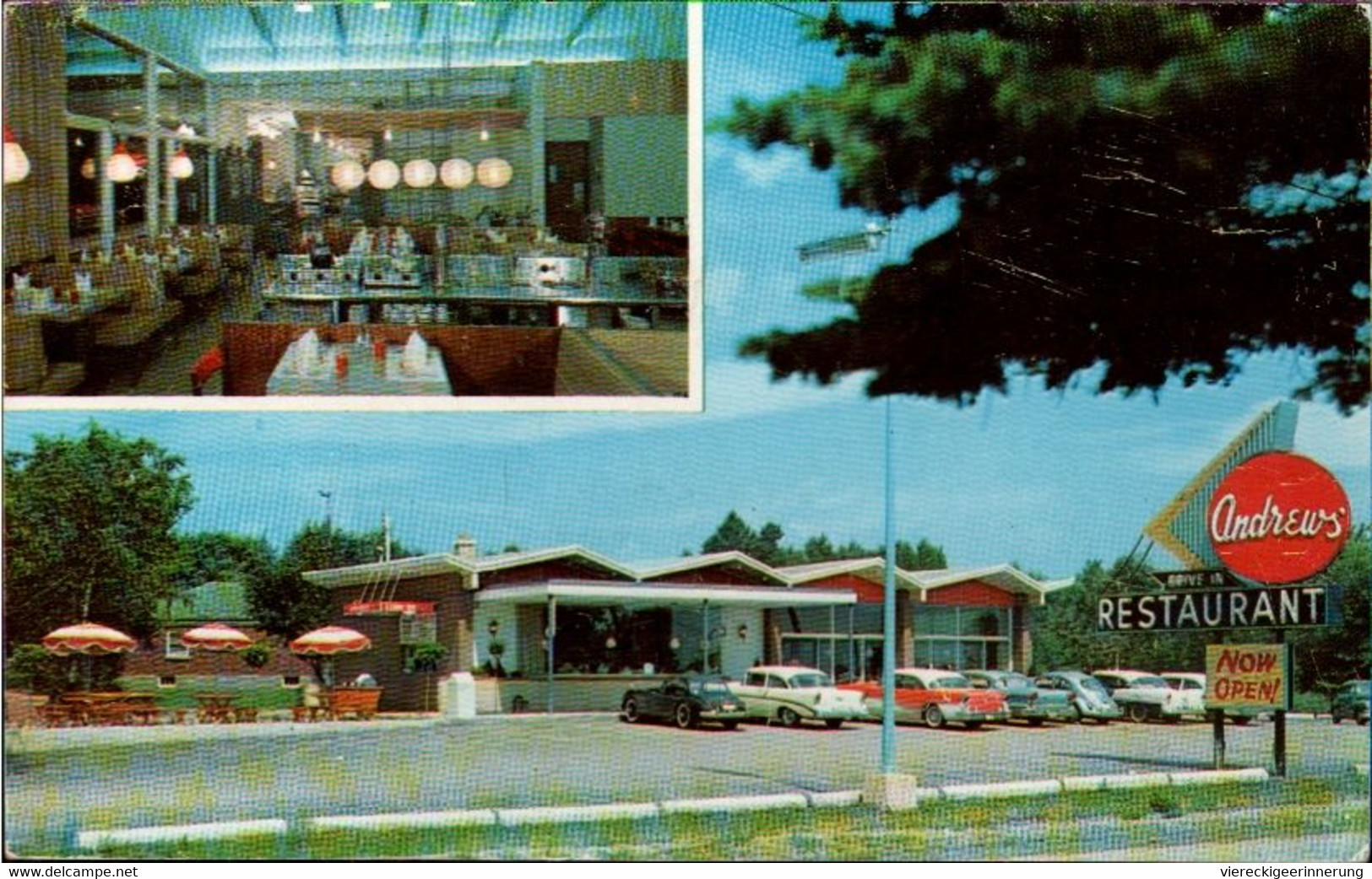 ! Modern Postcard 1962, Andrews Drive Inn Restaurant, West Hill, Ontario, Kanada, Autos Cars - Sonstige & Ohne Zuordnung