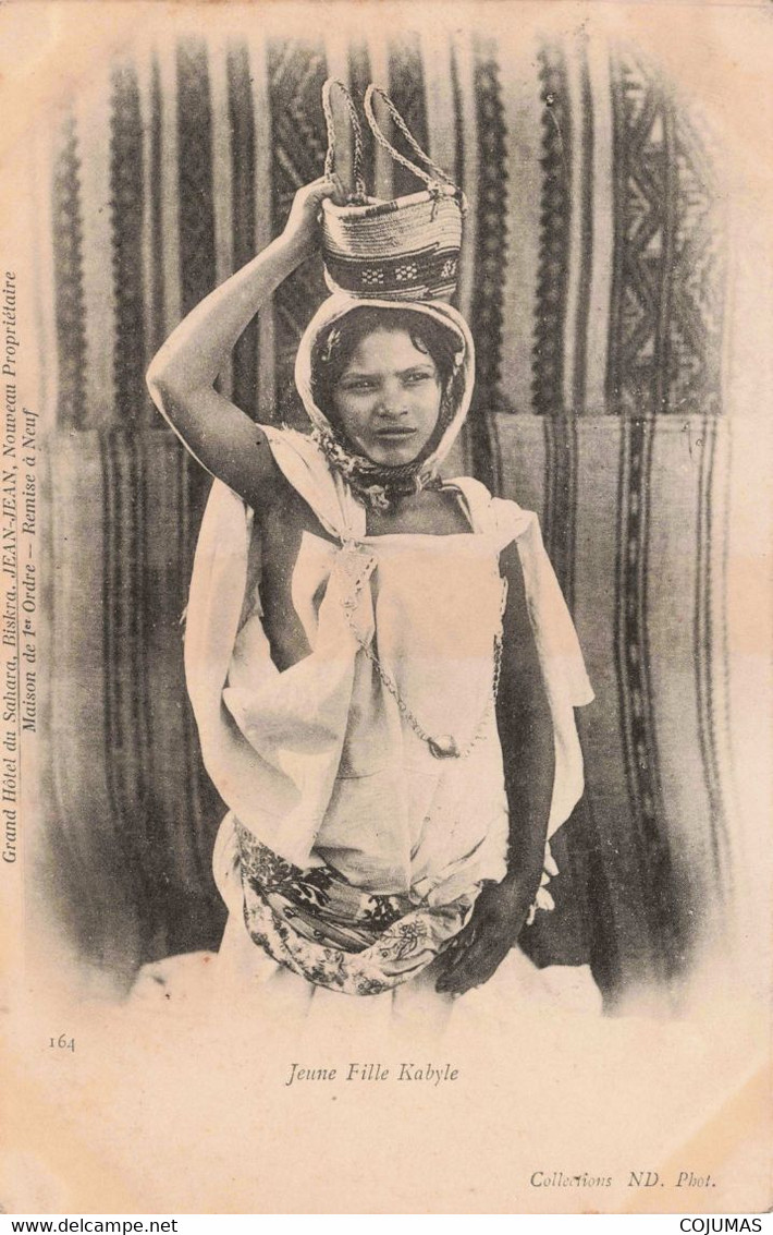 ALGERIE - S10687 - Jeune Fille Kabyle - Femme Portant Un Panier Sur La Tête - L1 - Femmes