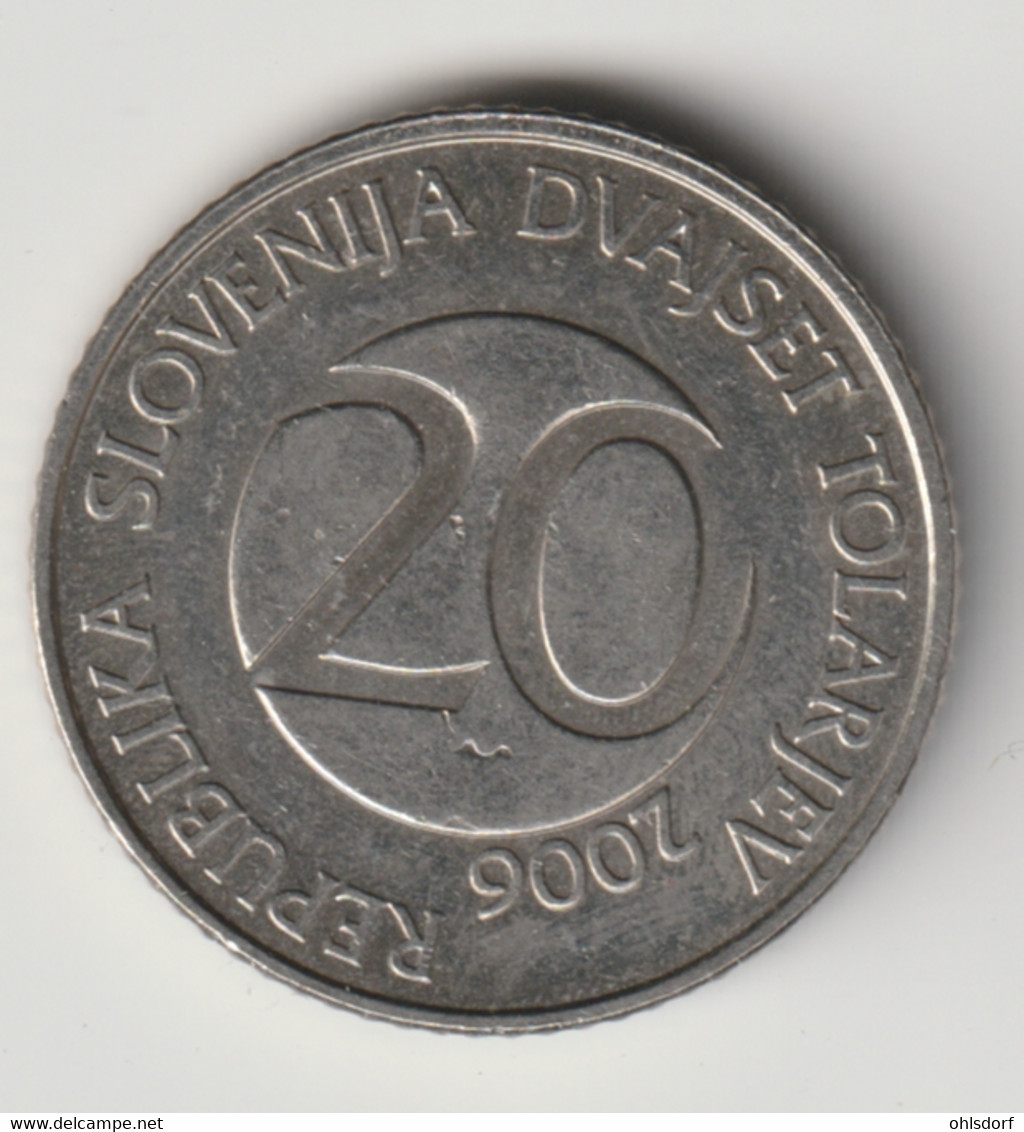 SLOVENIA 2006: 20 Tolarjev, KM 51 - Slovenia