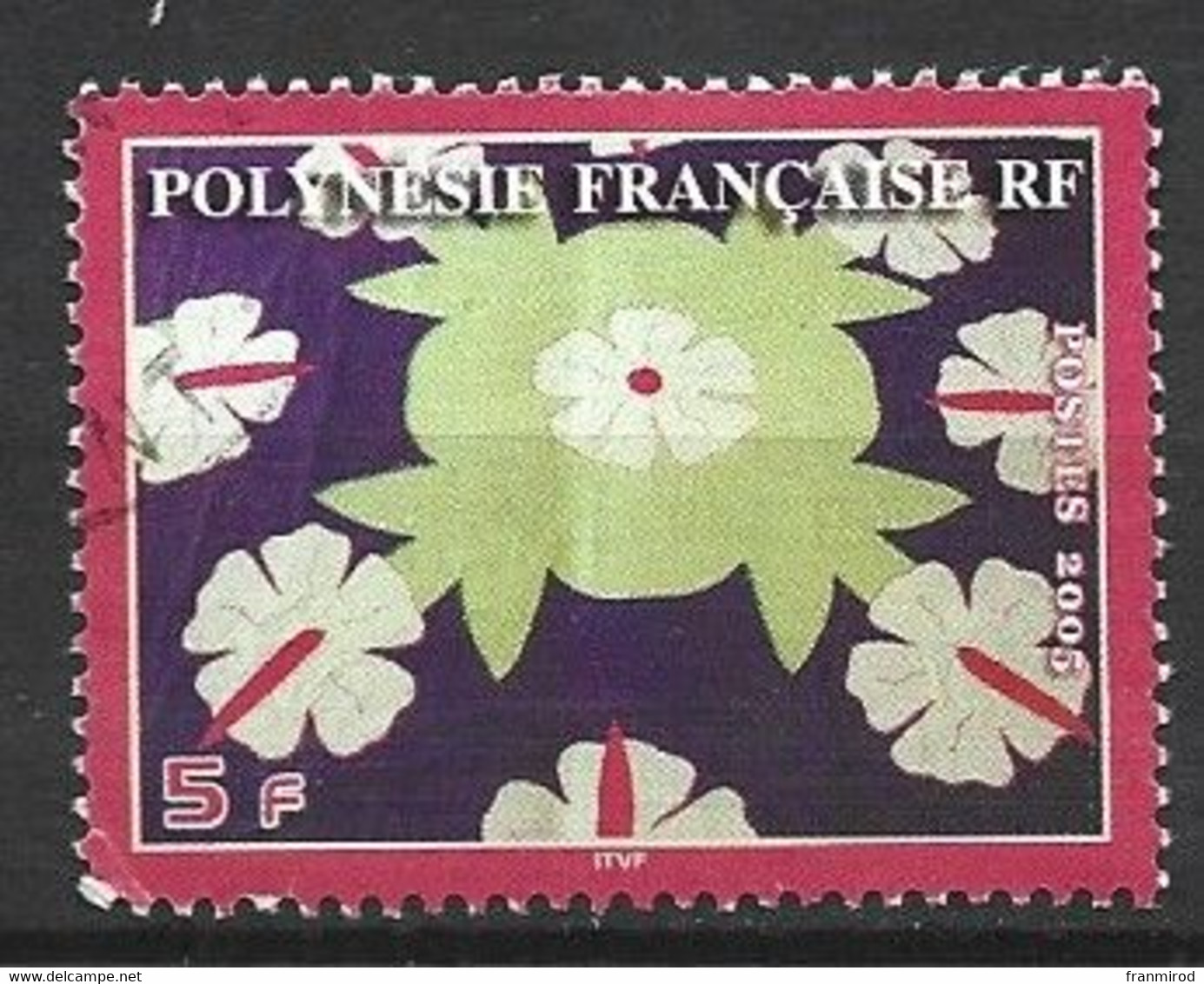 Polynesie Francaise N 742 (yv) Oblitéré Sans Trace De Charniere  . - Gebraucht