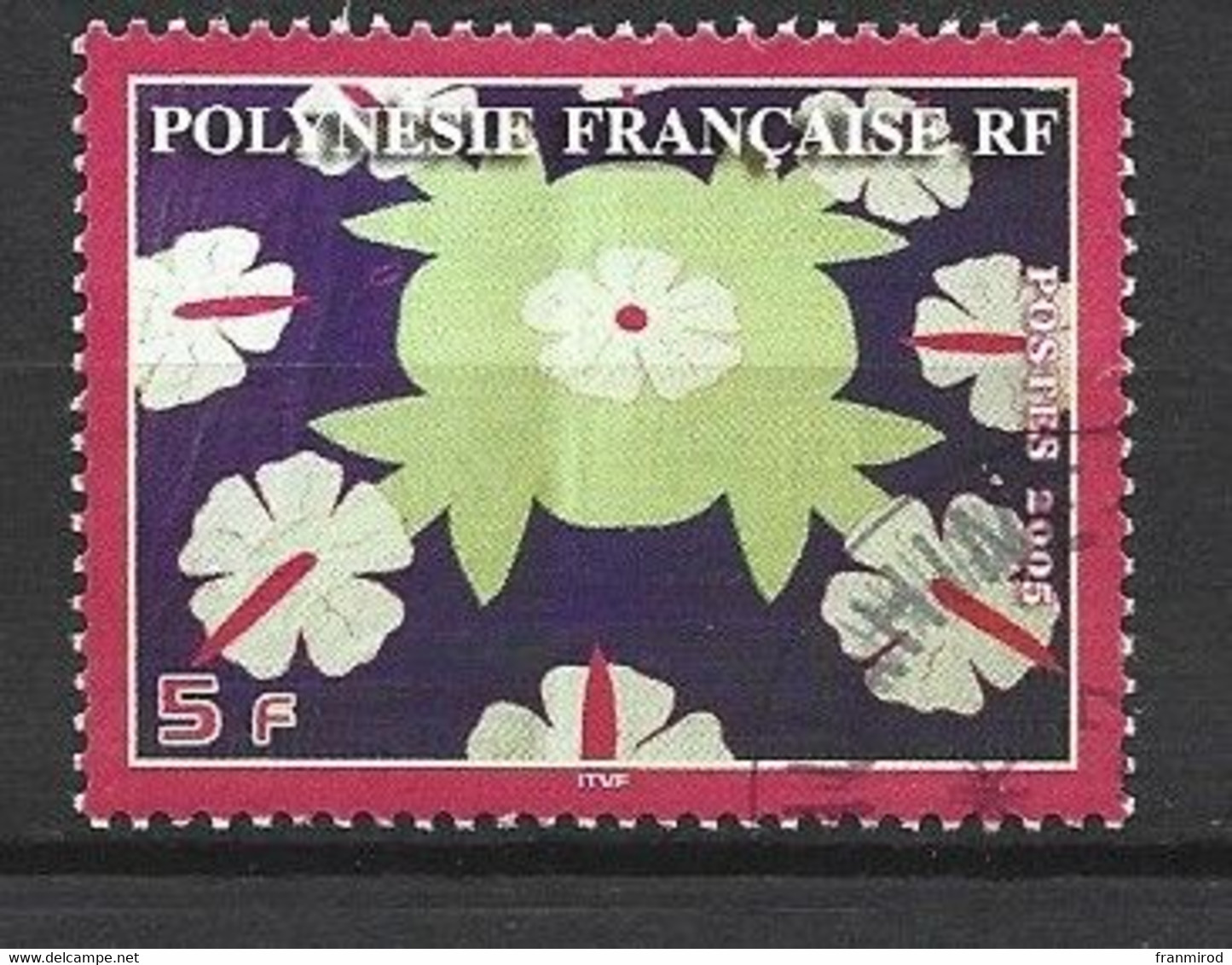 Polynesie Francaise N 742 (yv) Oblitéré Sans Trace De Charniere  . - Gebraucht