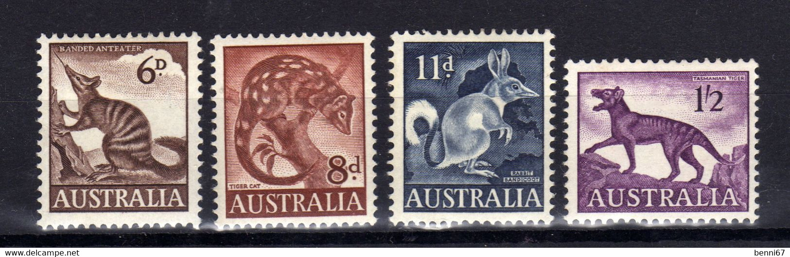 AUSTRALIE Australia 1959/1962 Animaux Fauna  Yv Entre 253A/255A MNH ** - Ungebraucht