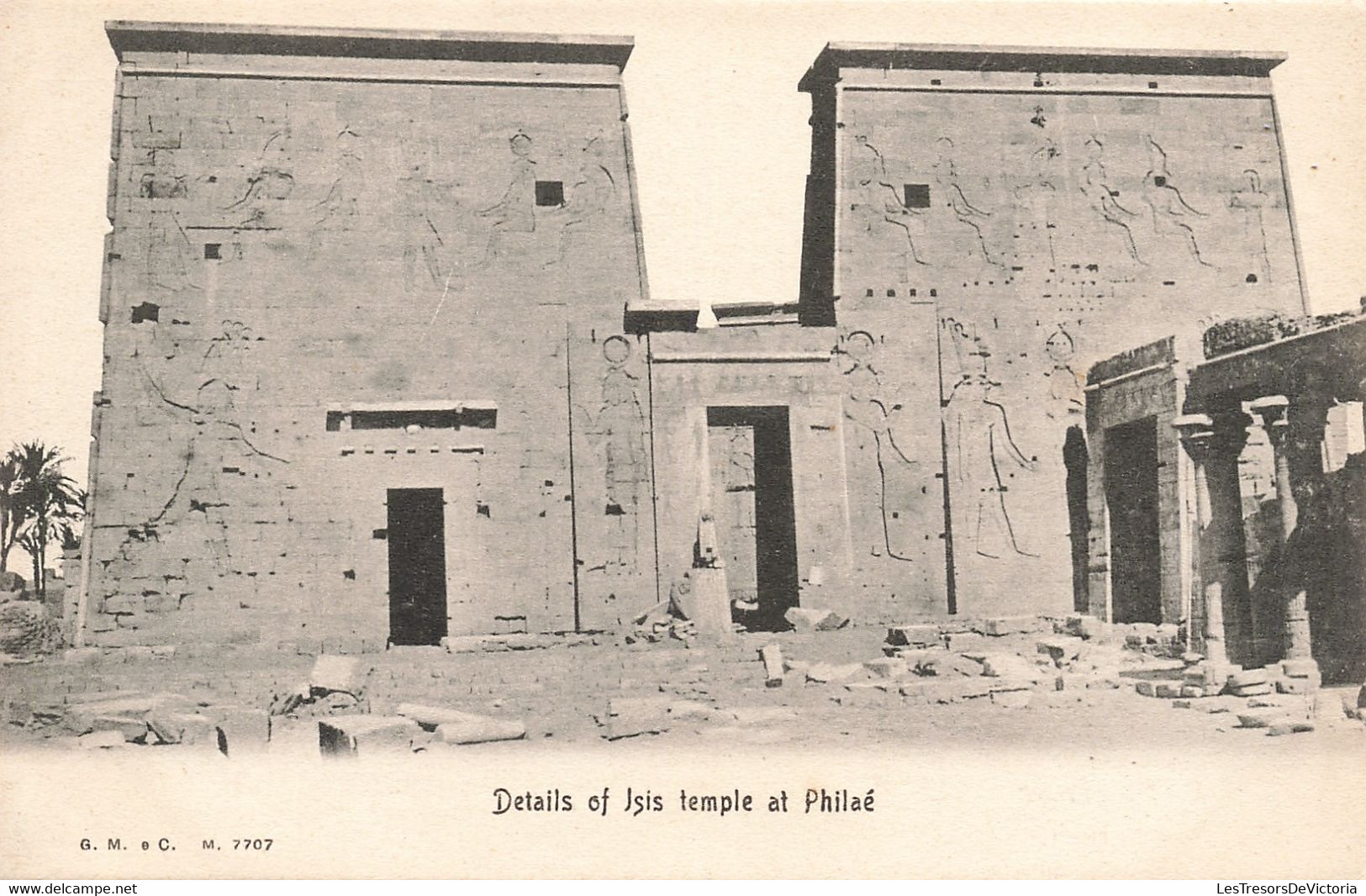 Egypte - Assouan - Détails Of Isis Temple At Philaé - Edit. G.M. - Précurseur - Carte Postale Ancienne - Aswan