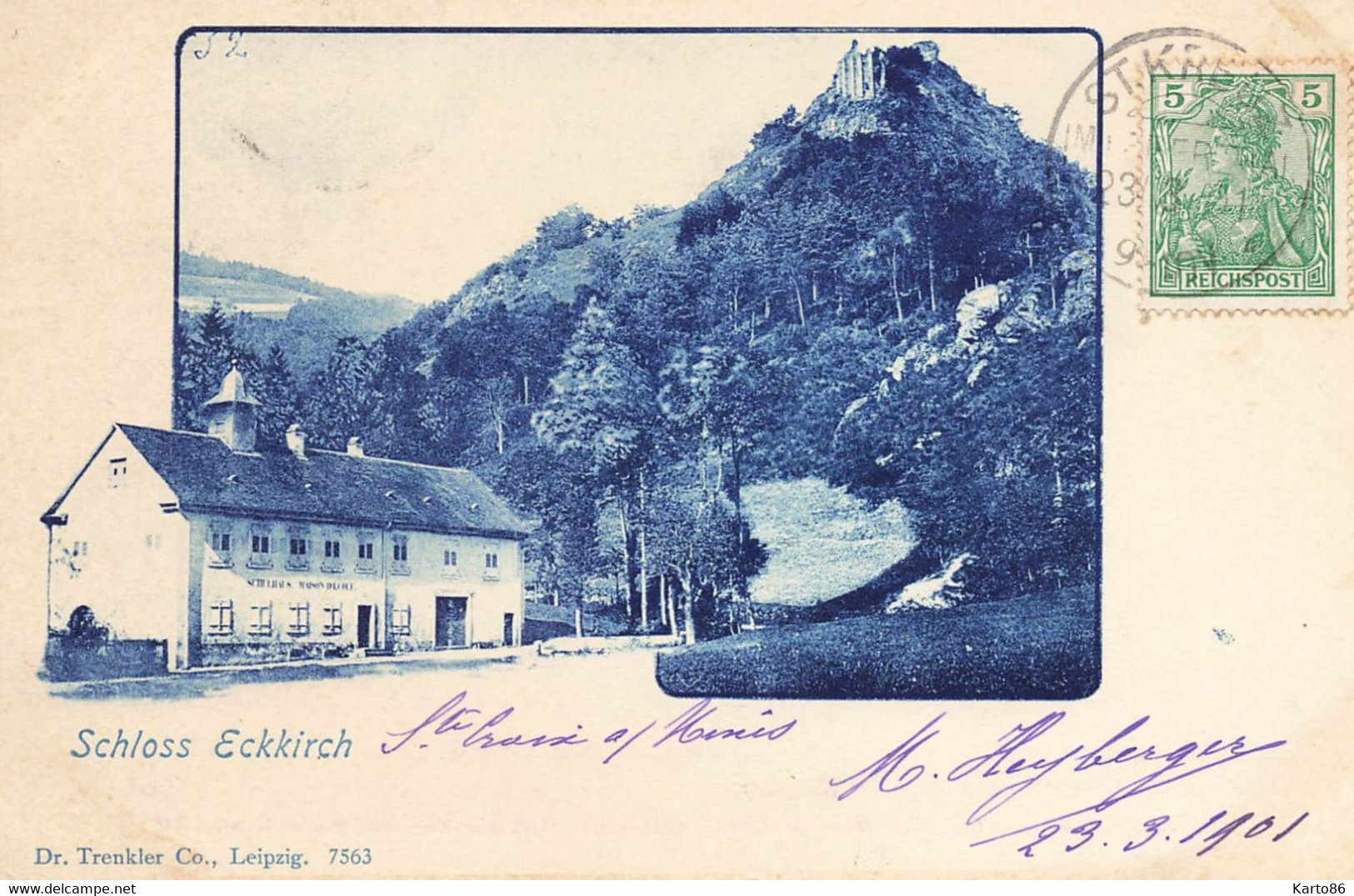 Schloss Eckkirch , Ste Croix Aux Mines * 1901 - Sainte-Croix-aux-Mines