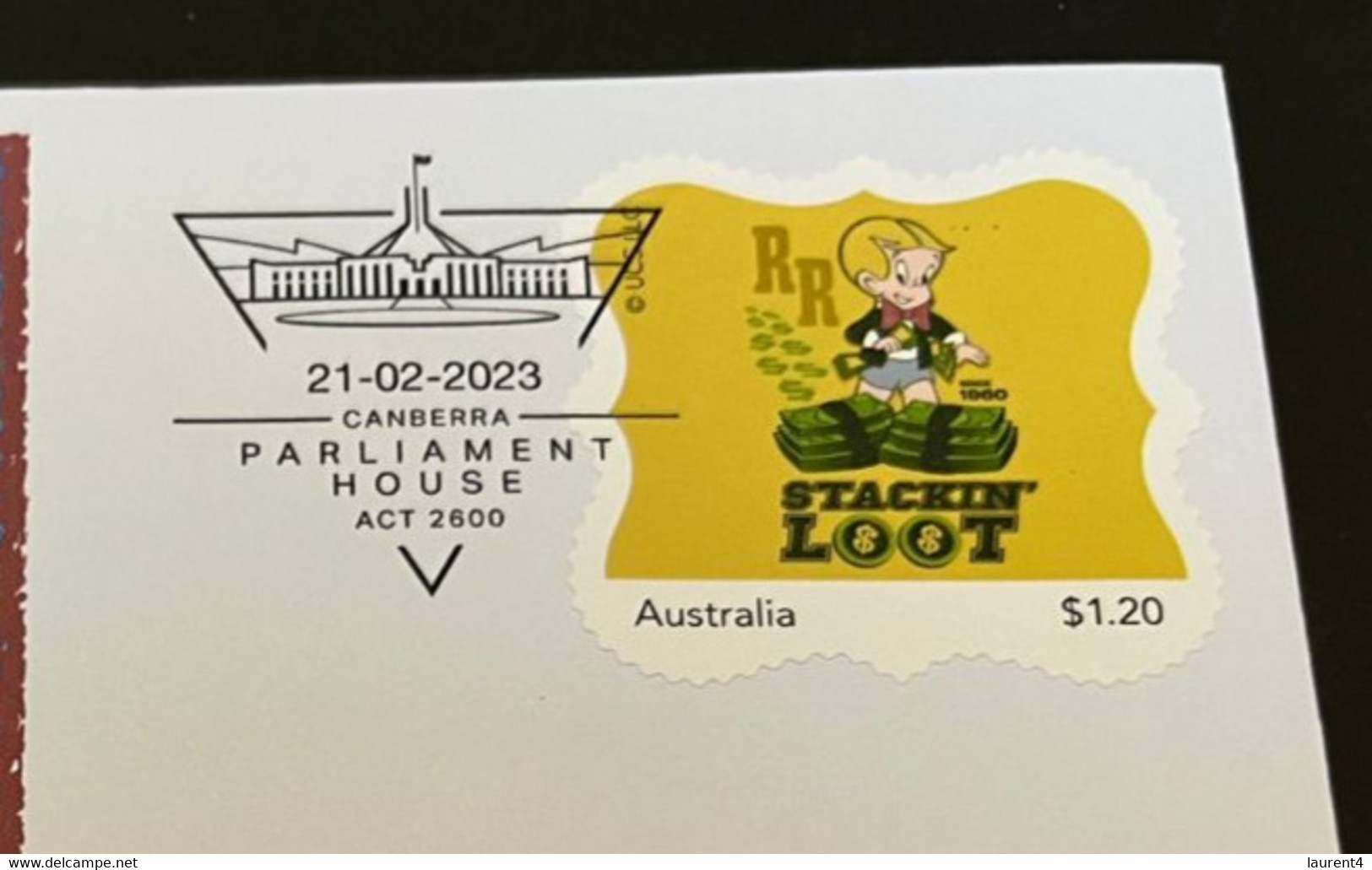 (folder 21-2-2023) Australia Post 2023 - Richie Rich Cover (for New Presentation Pack Released 21-2-2023) - Presentation Packs