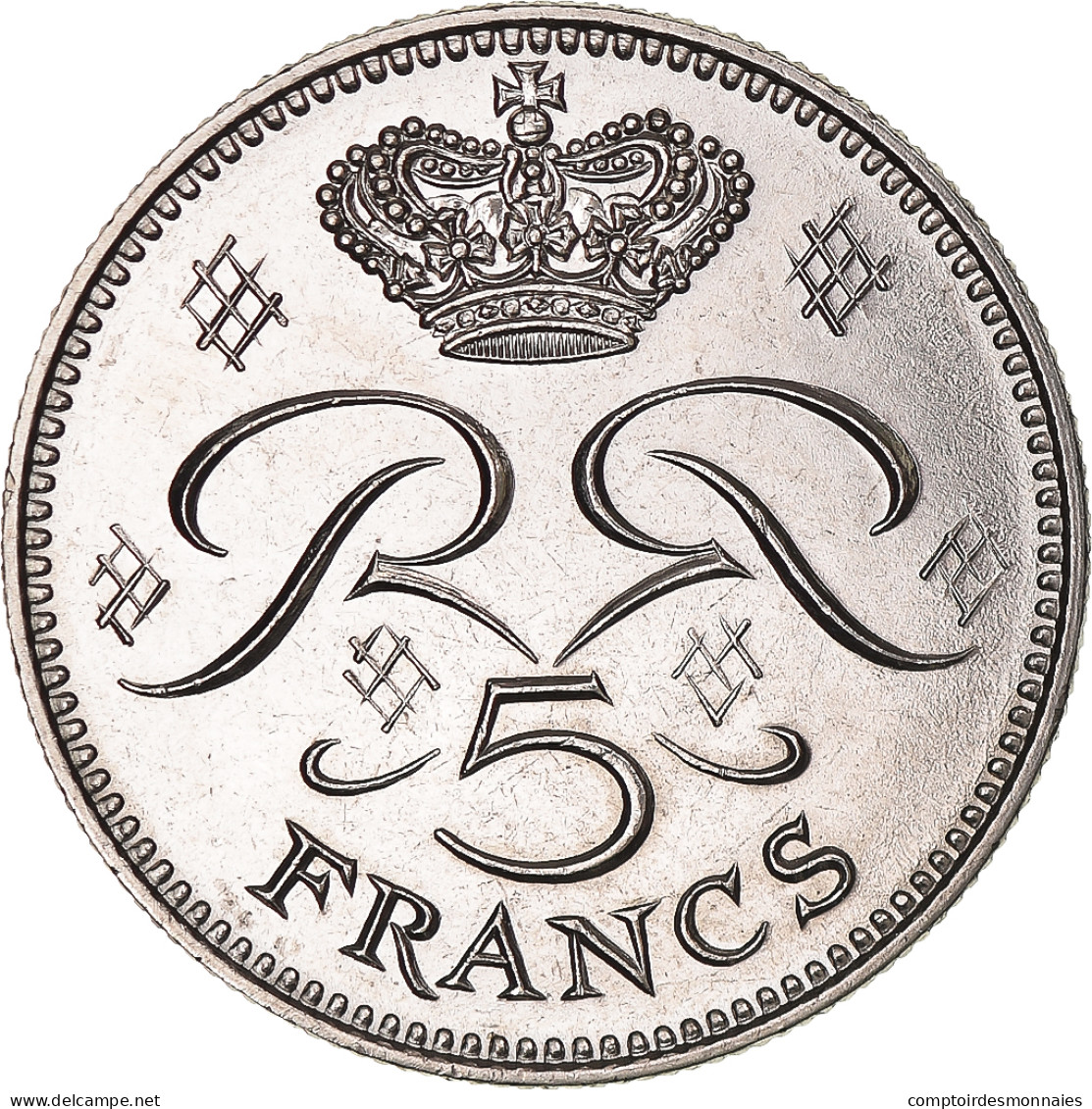 Monnaie, Monaco, Rainier III, 5 Francs, 1971, SPL+, Cupro-nickel, Gadoury:MC - 1960-2001 Nouveaux Francs