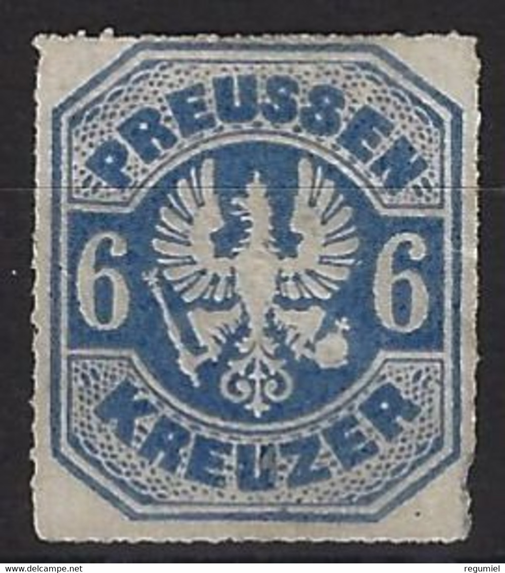 Prusia 26 (*) Sin Goma. 1861 - Nuovi