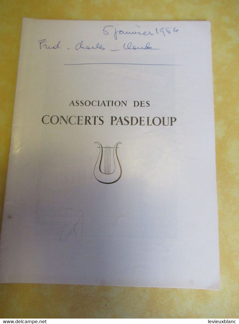 Programme Ancien/Musique/Théâtre Natio.du Palais De Chaillot/Assoc.des Concerts PASDELOUP/Julius KATCHEN/1964    PROG326 - Programma's