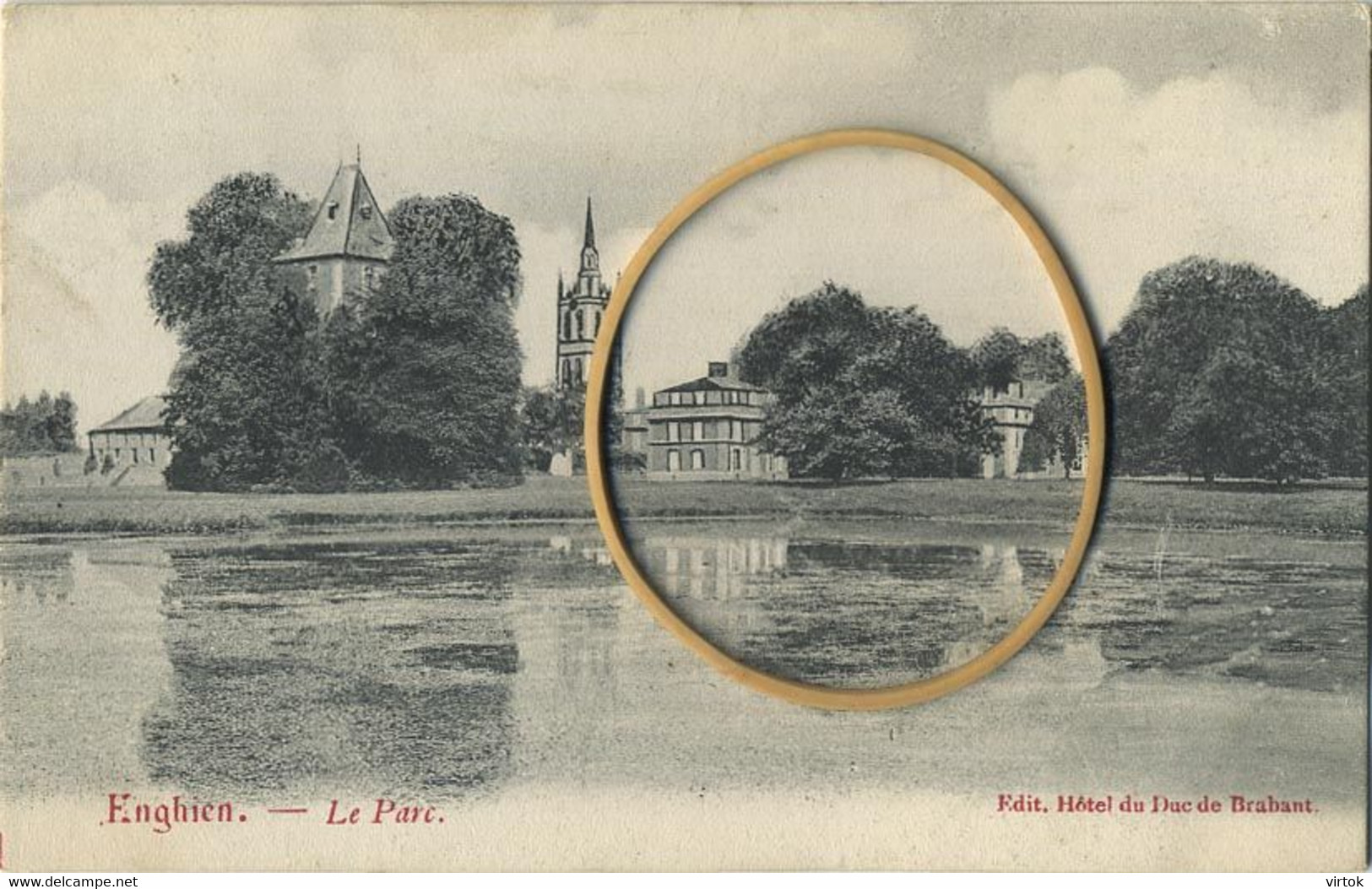 Enghien  :(  1907   Avec Timbre ) - Enghien - Edingen