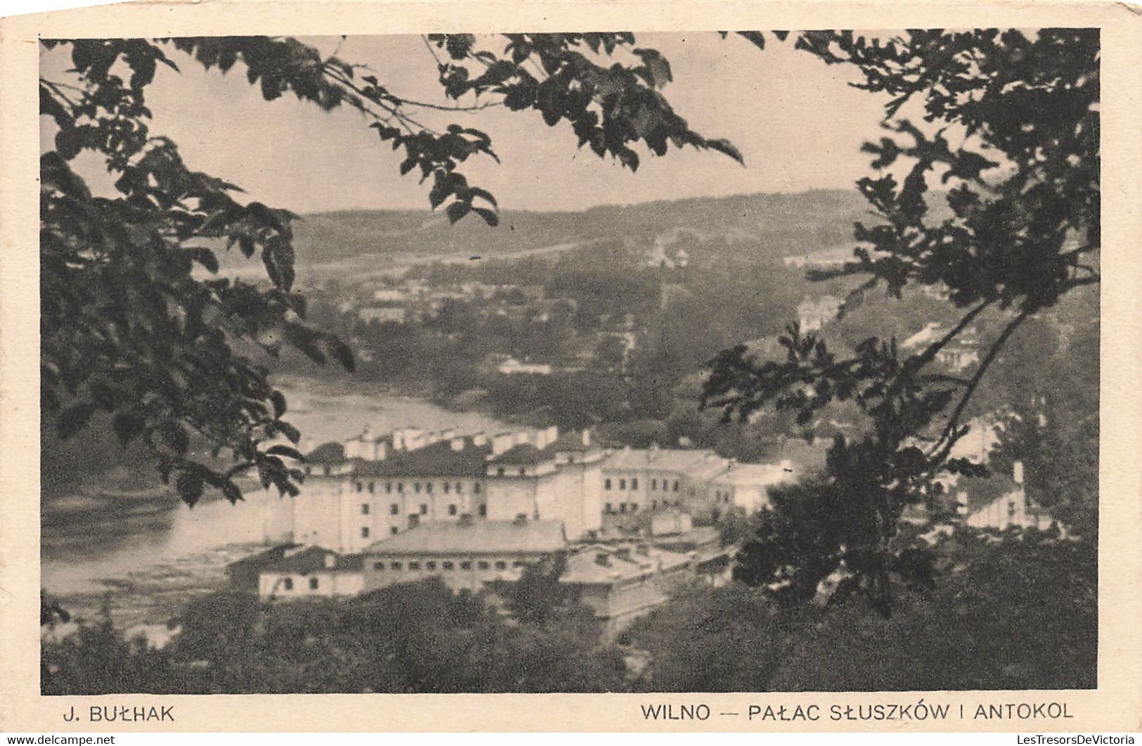 Lituanie - Wilno - Palac Sluszkow I Antokol - Edit. J. Bulhak - Panorama - Carte Postale Ancienne - Lituanie