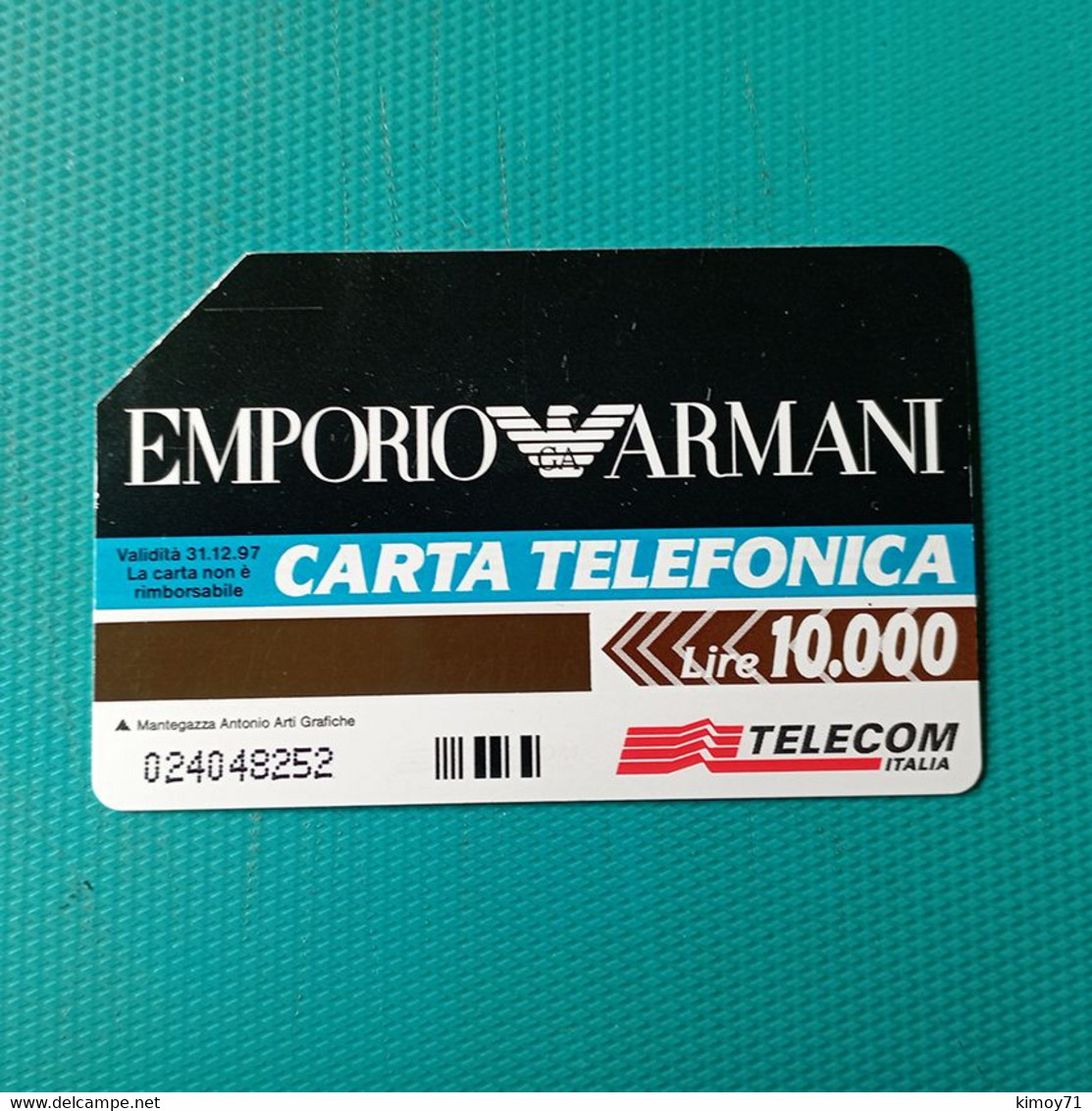 Scheda Telefonica Emporio Armani - Moda