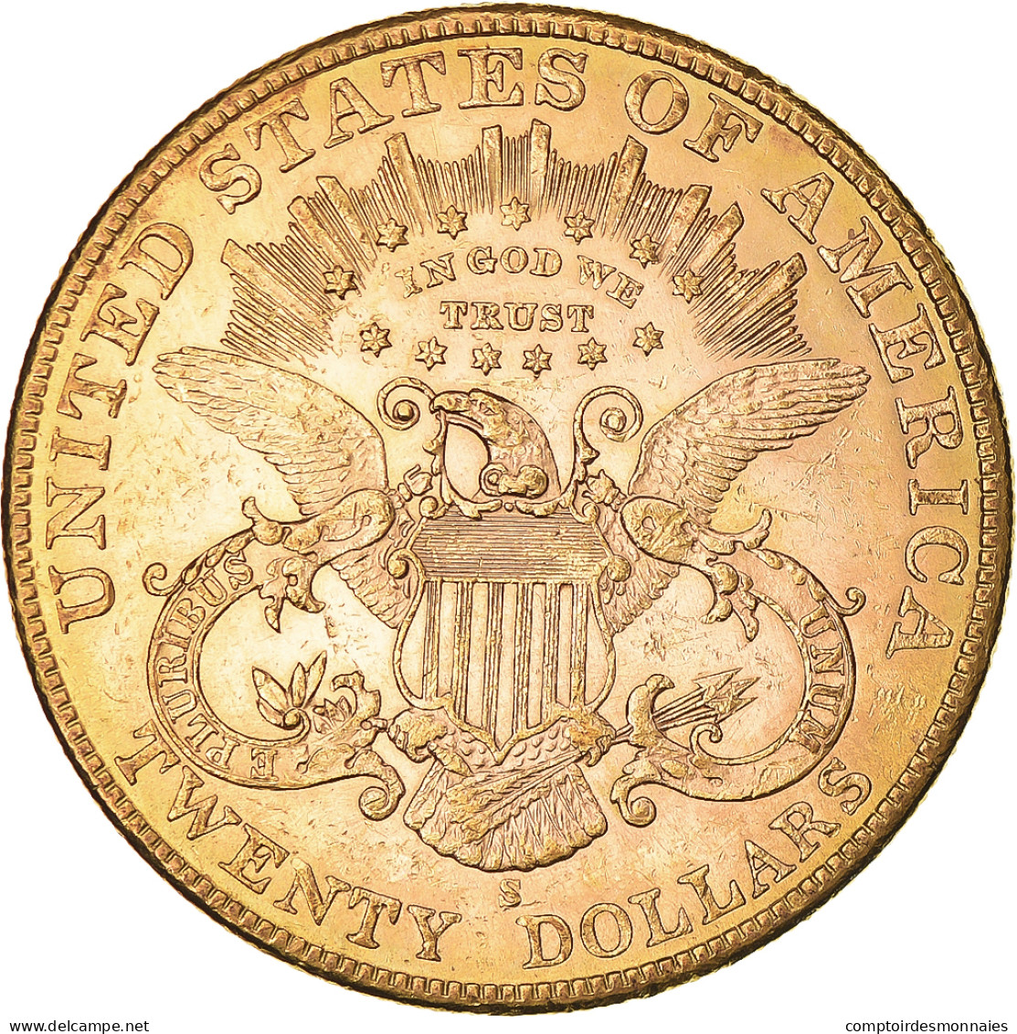 Monnaie, États-Unis, Double Eagle, $20, Double Eagle, 1902, San Francisco, TTB - 20$ - Double Eagles - 1877-1901: Coronet Head (Tête Couronnée)
