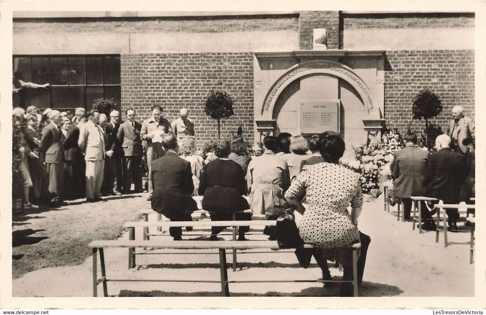 Evenement - Commémoration Guerre 40-45 - Lot De 4 Cartes - Carte Postale Ancienne - Demonstrations